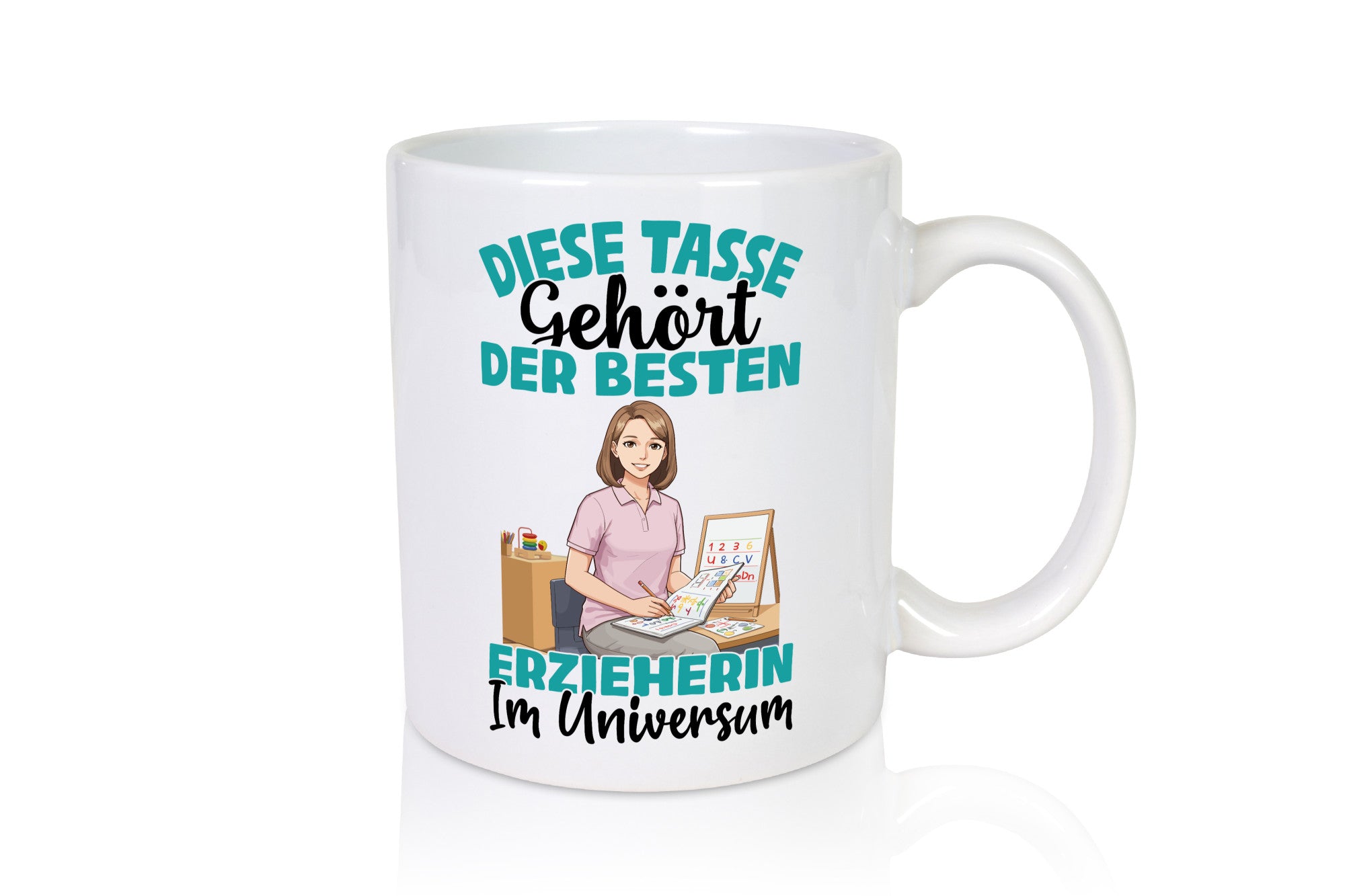 Im Universum: Erzieherin | Pädagogin Schule lustig Humor Geschenkidee Geschenk