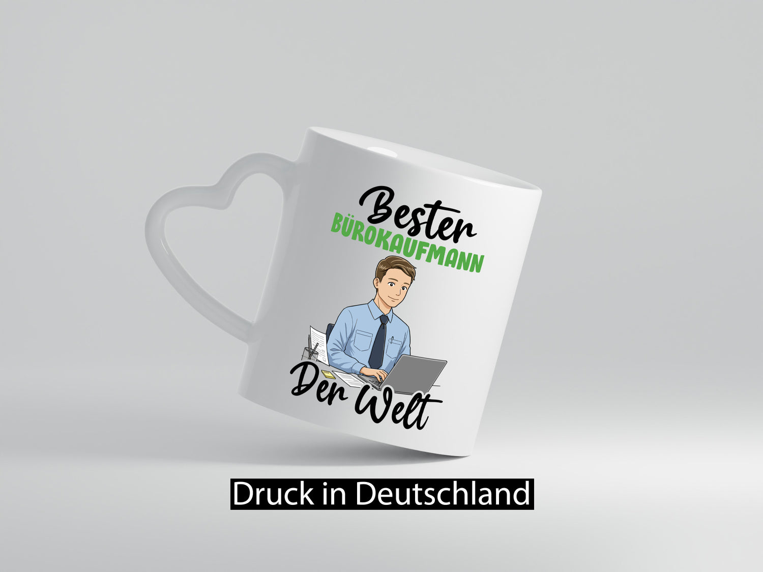 Bester Bürokaufmann | Kaufmann v2 lustig Arbeit Kollegen Büro Geschenk Tasse