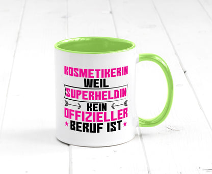 Superheldin Kosmetikerin | Kosmetik Stylistin Visagistin Geschenk Humor