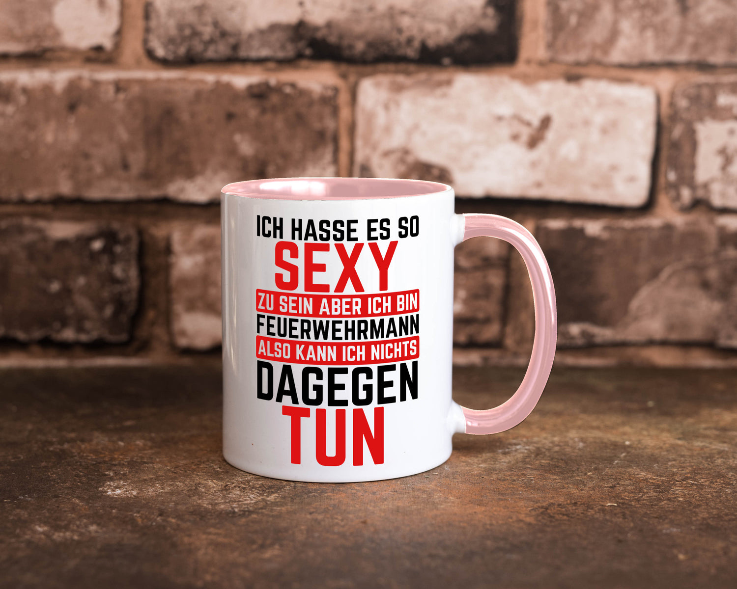 Sexy Feuerwehrmann | Helden Flammen Brandeinsatz lustig Humor Geschenkidee