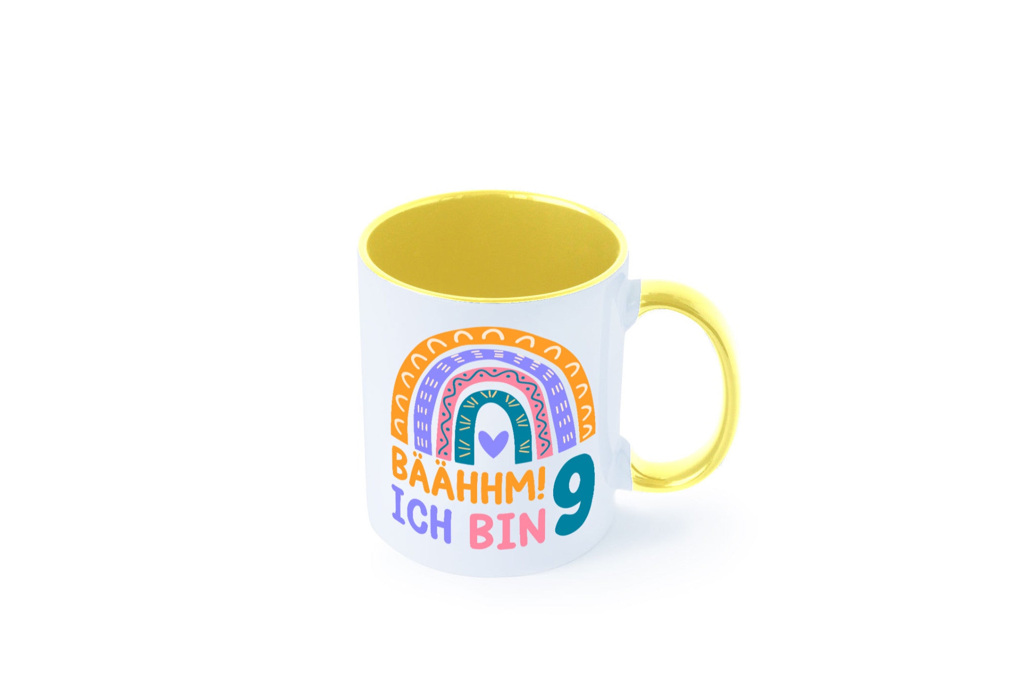 9. Geburtstag | 9 Jahre Regenbogen Bääm Mädchen Geschenk Geschenkidee lustiger