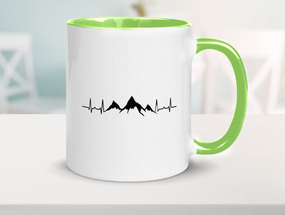 Berge Motiv | Alpen Skifahren Skiurlaub Apres Ski Geschenkidee Humor Tasse