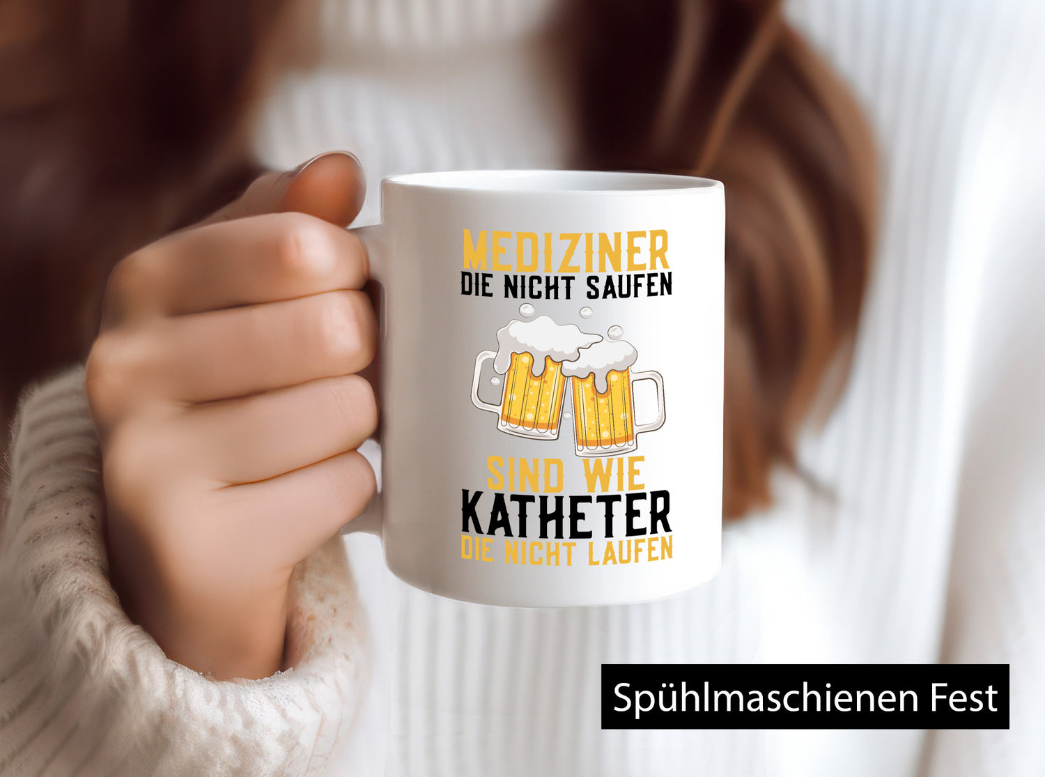 Mediziner die nicht saufen | Medizinstudent Bier Party lustiger Spruch Geschenk