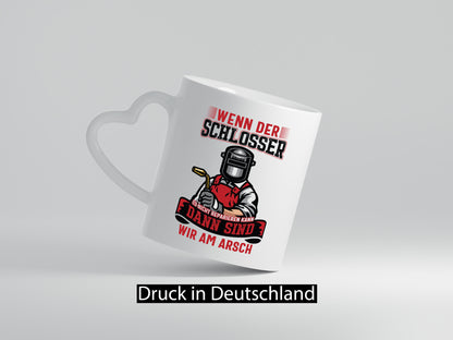 Schlosser kann nicht reparieren, dann am Arsch | Schweisser Geschenk Humor