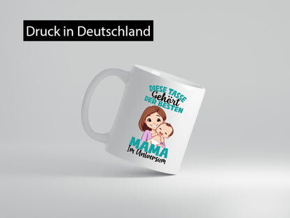 Im Universum: Mama | Muttertag Familie lustig Geschenkidee Geschenk Tasse