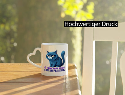 Katzen Personal | Katzenbesitzer Tasse Katze Humor vl8 Geschenkidee