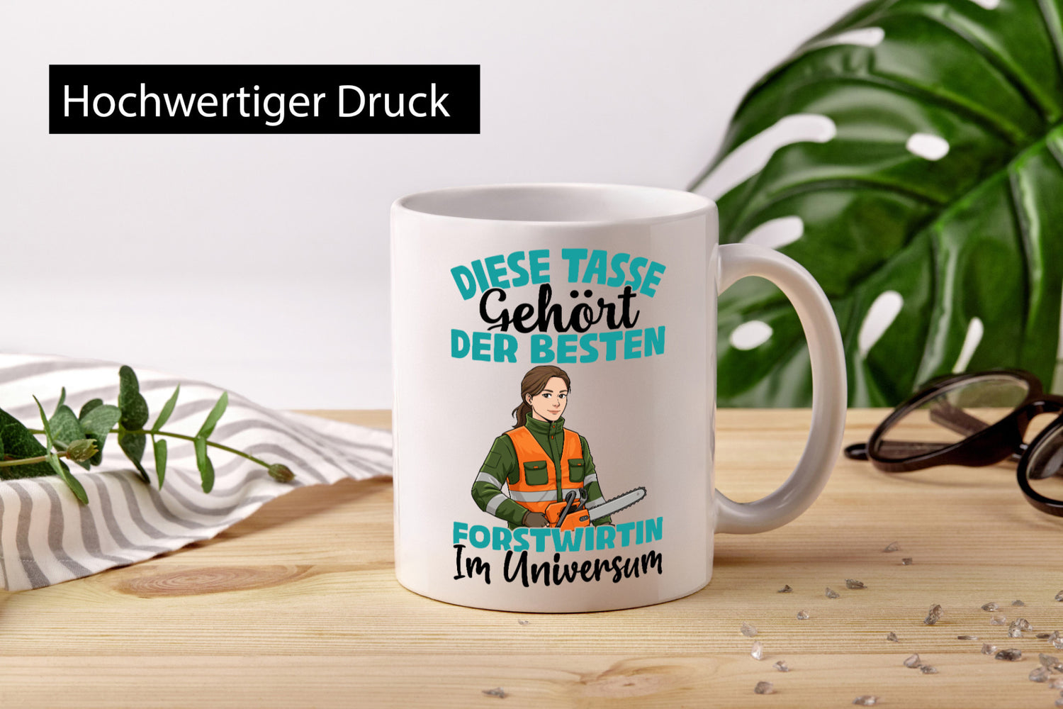 Im Universum: Forstwirtin | Forst Wirtin Geschenkidee Humor Tasse
