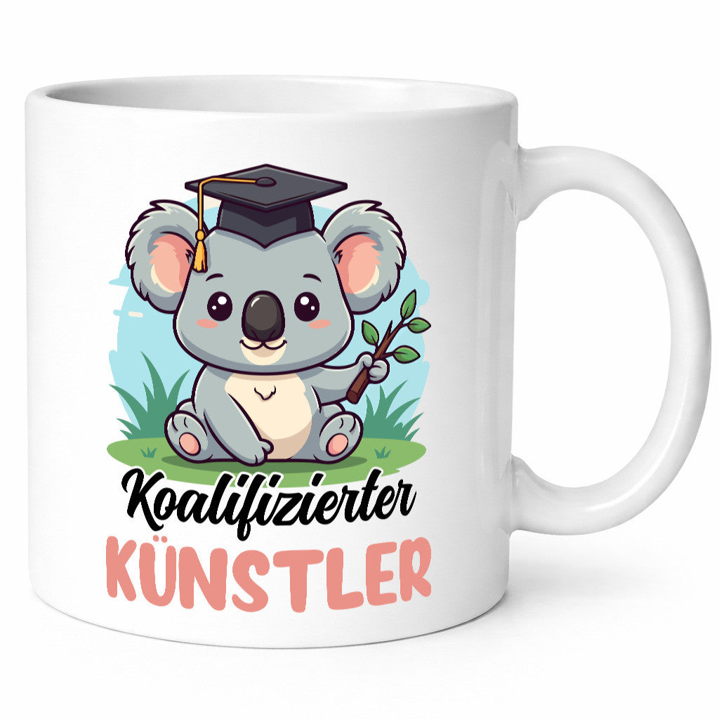 Qualifizierter Künstler | Kunst Humor Geschenkidee Tasse
