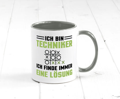 Ich bin Techniker finde immer eine Lösung | lustiger Spruch Geschenk Humor