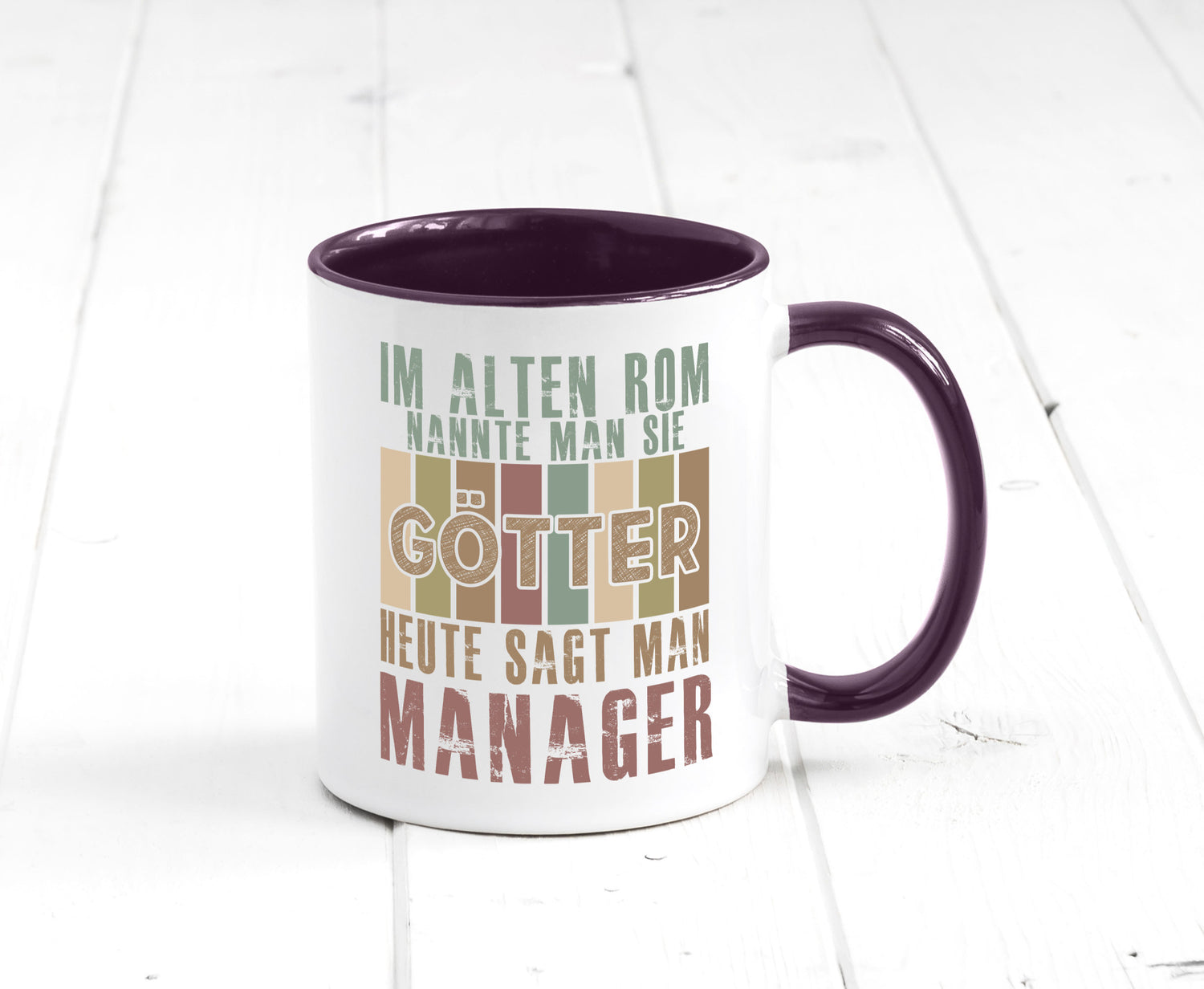Heute sagt man: Manager | Management Humor Geschenkidee Tasse