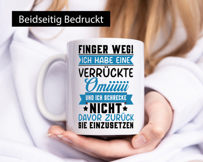Verrückte Oma | Großmutter Finger weg Geschenk Familie Geschenkidee lustiger