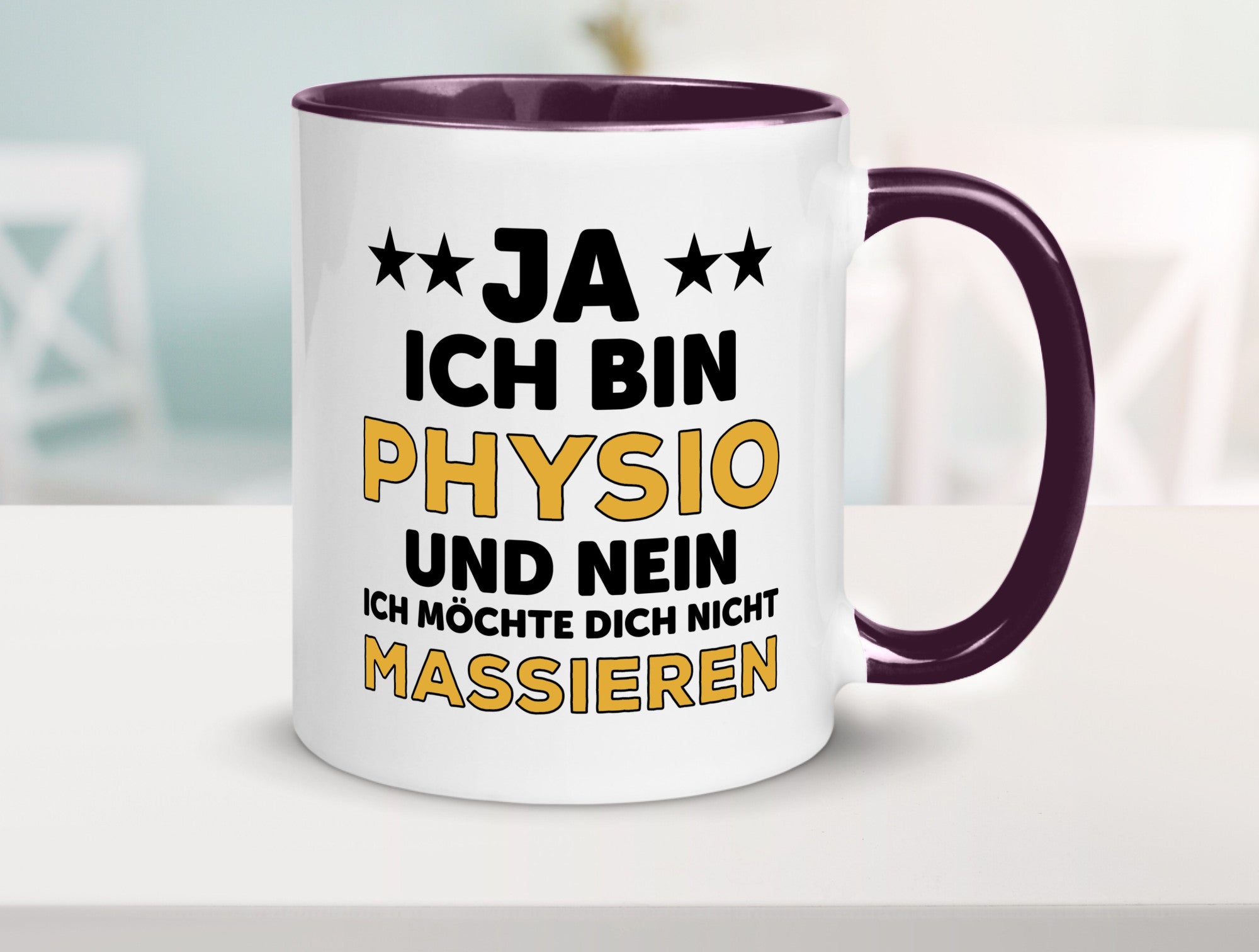 Ich bin Physio | lustige Spruch Tasse Physiotherapeut Geschenkidee Humor