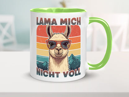 Lama mich nicht voll | Alpaka Kamel Retro lustig Humor Geschenkidee Geschenk