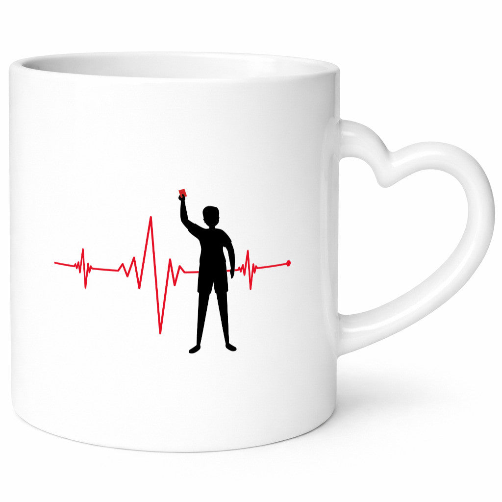 Schiedsrichter Herzschlag | Fußball Team Verein Humor Geschenkidee Tasse