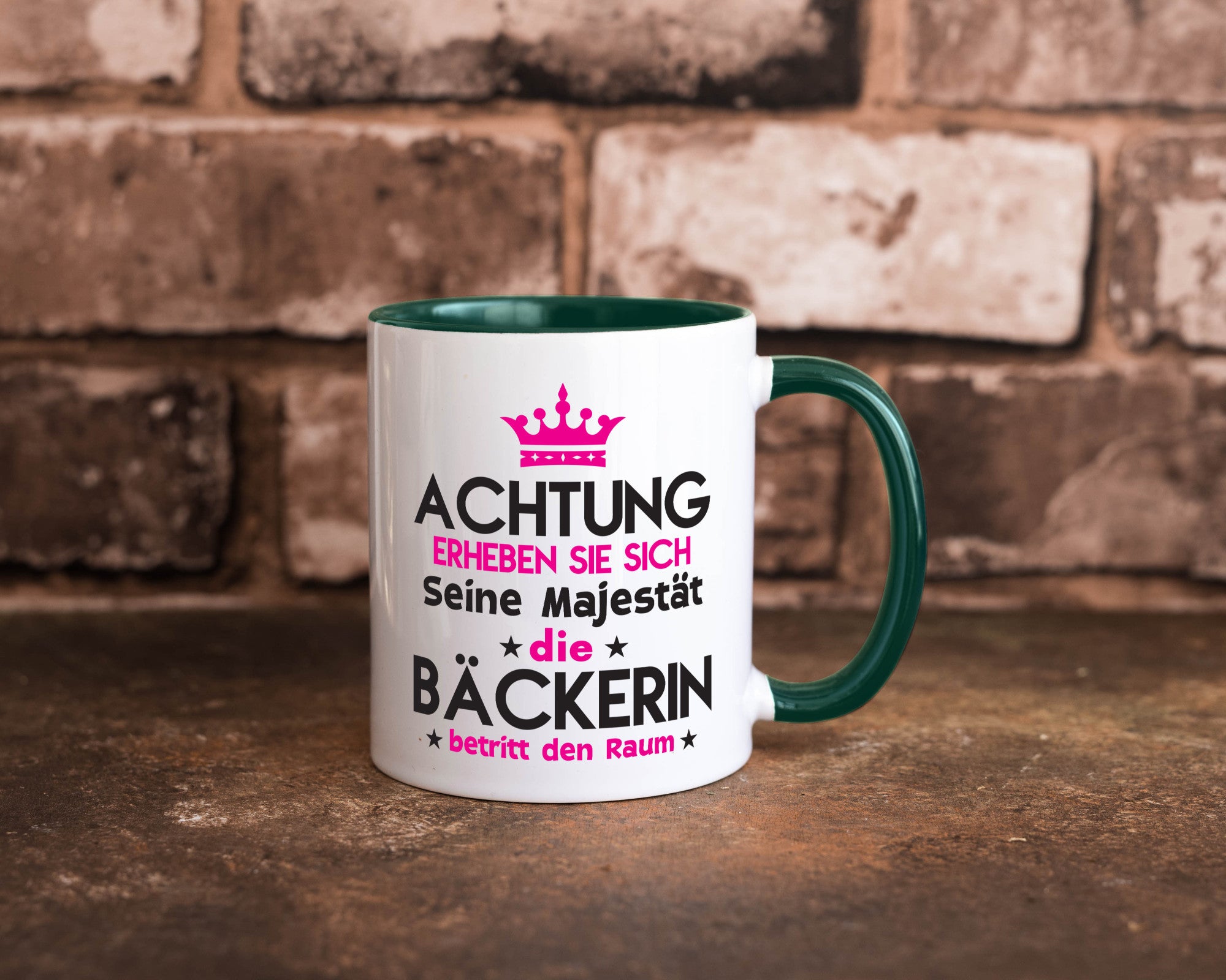 Seine Majestät Bäckerin | Bäckerei Frauen Backen Humor Geschenkidee Tasse