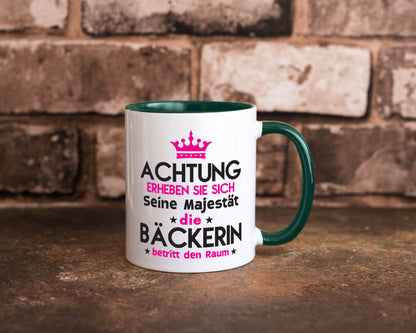 Seine Majestät Bäckerin | Bäckerei Frauen Backen Humor Geschenkidee Tasse
