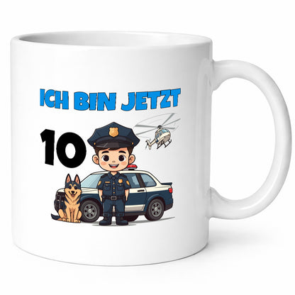 10. Geburtstag | 10 Jahre Polizei Kind Polizeiauto lustig Geschenkidee Geschenk