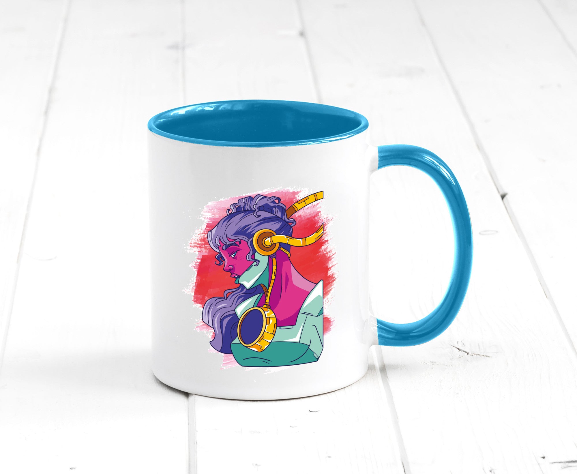 Zeichnung | Kunst Tasse Frauen Motiv cooles Design Humor Geschenkidee