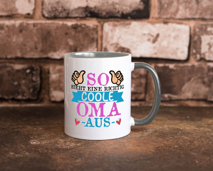 So sieht eine richtig Coole Oma aus | Großmutter Humor Familie Geschenkidee