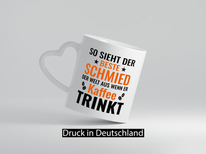 Kaffee trinkt: Schmied | schmieden Geschenk Humor Geschenkidee lustiger Spruch