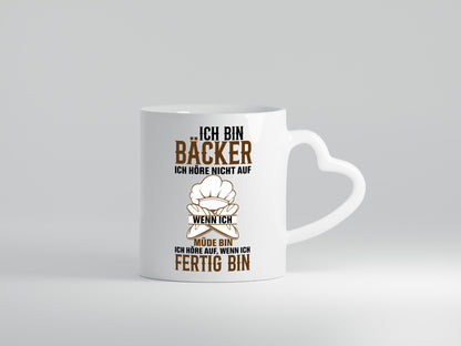 Bäcker hören nicht auf zu Backen Geschenkidee Humor Tasse