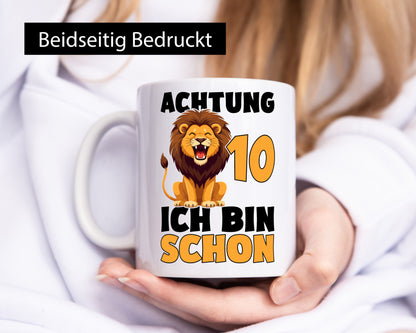 10. Geburtstag | 10 Jahre Löwe Humor Geschenkidee Tasse