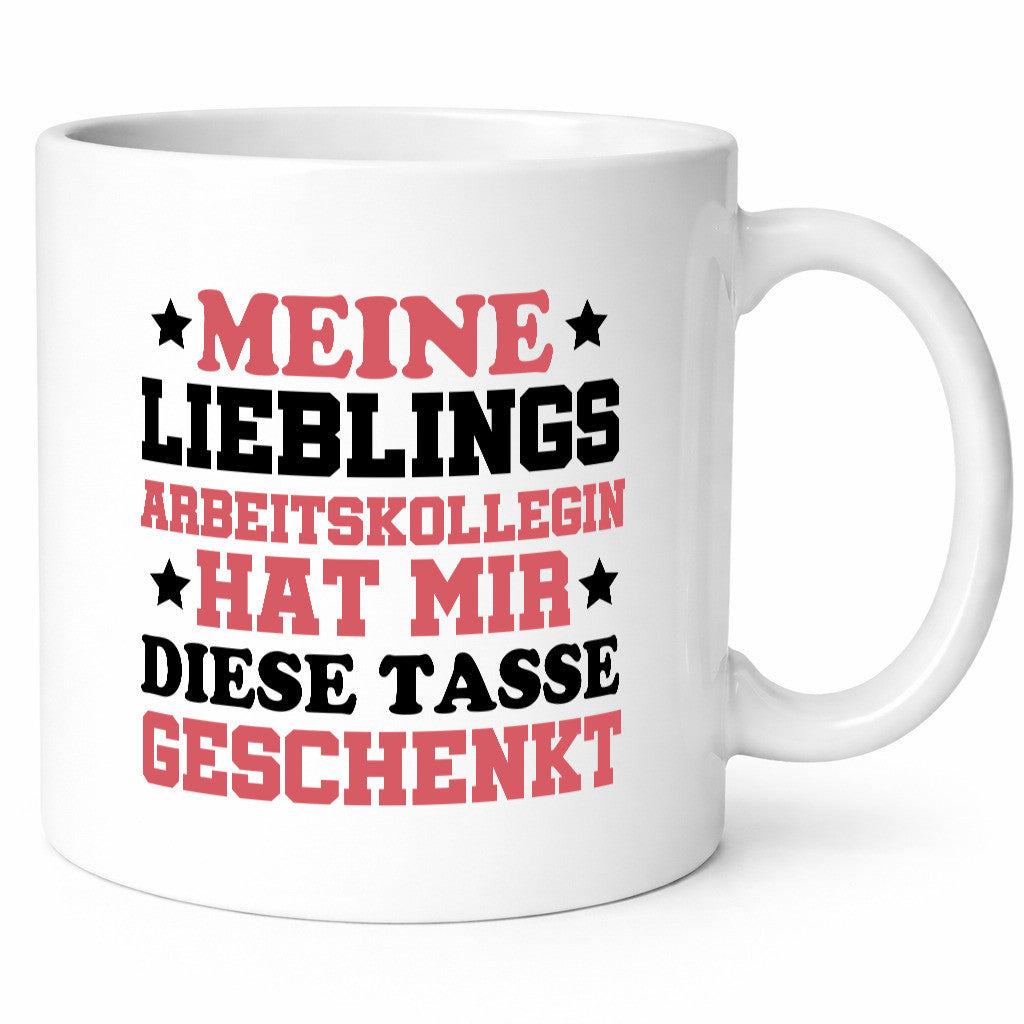 Lieblingsarbeitskollege lustig Arbeit Kollegen Büro Geschenk Tasse