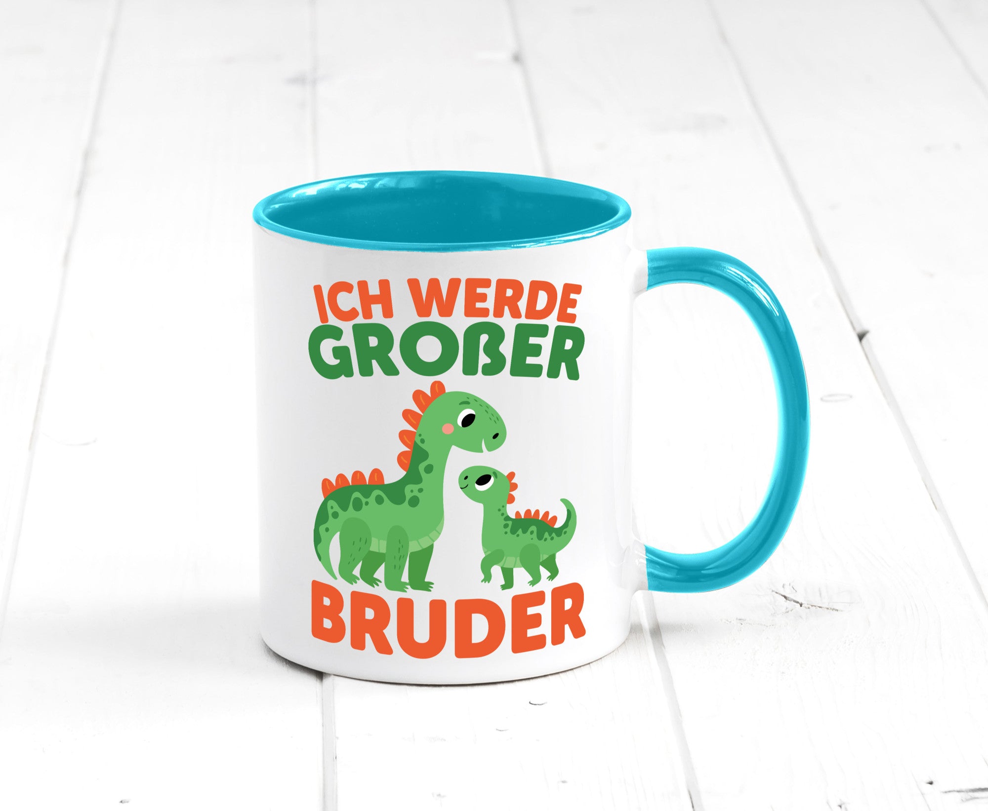 Ich werde Großer Bruder | Dino Brudersaurus lustig Humor Geschenkidee Geschenk