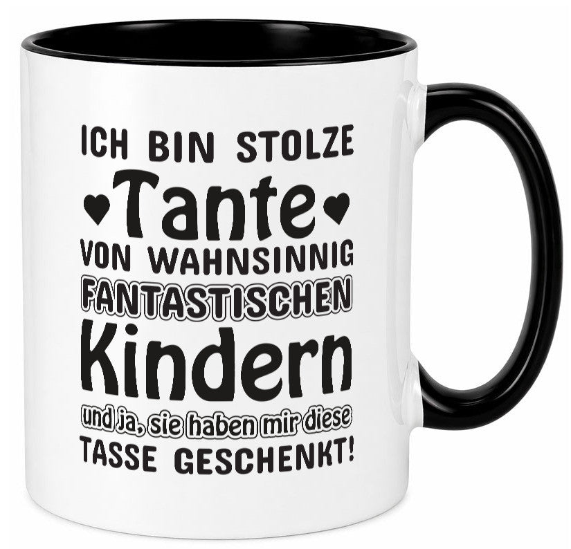 Stolze Tante | Spruch Tasse lustig Neffe Nichte lustiger Geschenk Humor