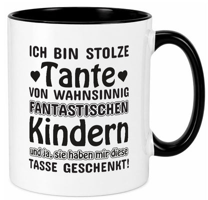 Stolze Tante | Spruch Tasse lustig Neffe Nichte lustiger Geschenk Humor