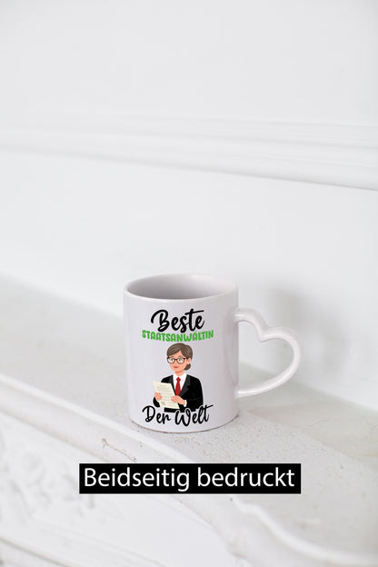 Beste Staatsanwältin | Anwältin v2 Geschenkidee Humor Tasse