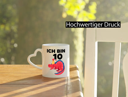 10. Geburtstag | Dino Dinosaurier 10 Jahre lustiger Spruch Geschenk