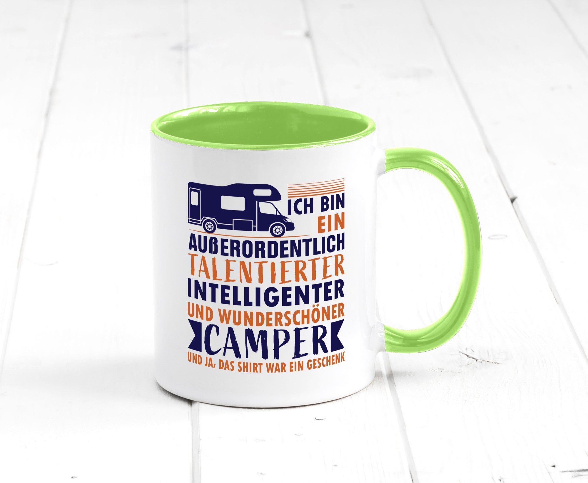 Talentierter | Intelligenter Wunderschöner Camper lustiger Spruch Geschenk