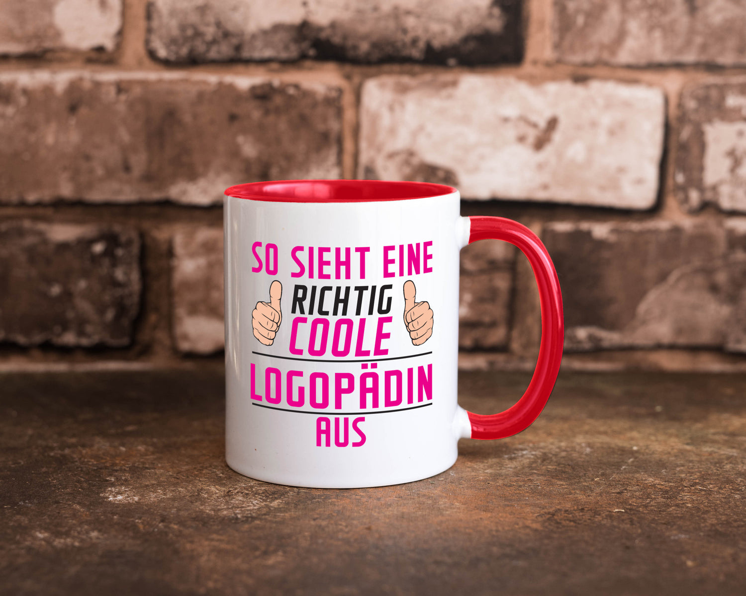 Richtig Coole Logopädin | Sprachtherapie Humor Geschenkidee Tasse