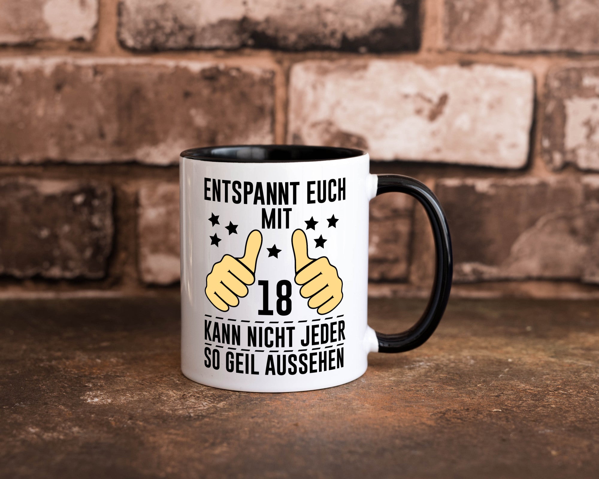 18. Geburtstag | 18 Jahre Geil aussehen Entspannt euch Geschenk Geschenkidee