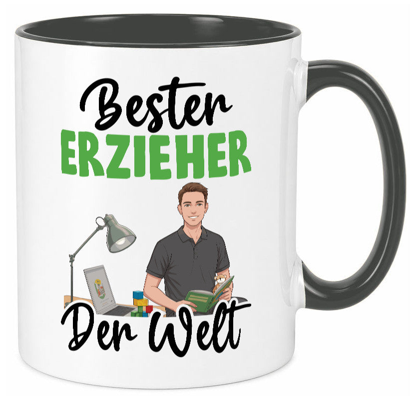 Bester Erzieher | Pädagoge Schule v2 Geschenk Humor Geschenkidee lustiger