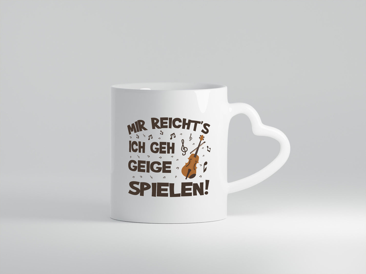 Mir reichts ich geh Geige Spielen | Musik Geschenkidee Humor Tasse