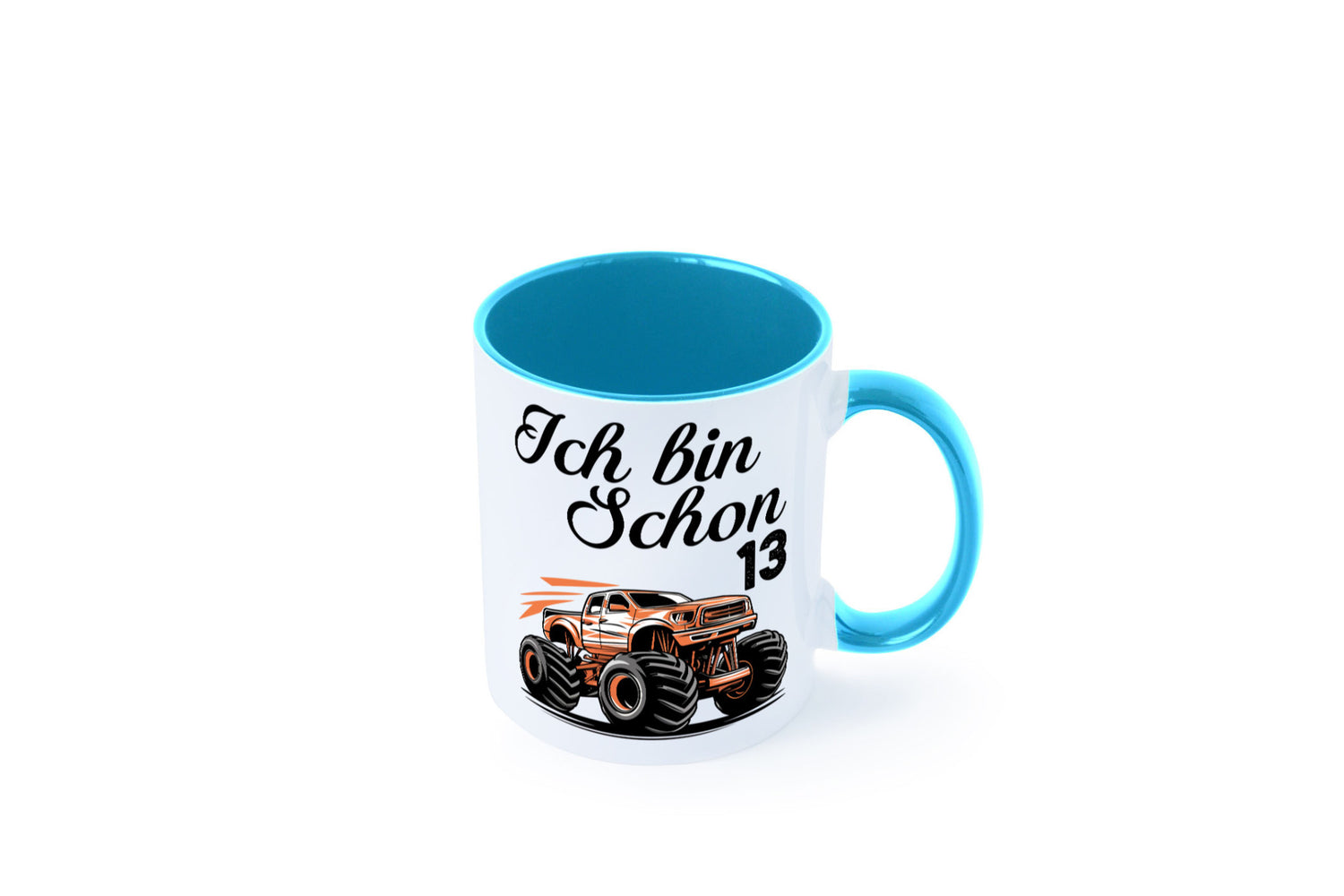 13. Geburtstag | Monster truck 13 Jahre Geschenkidee Humor Tasse