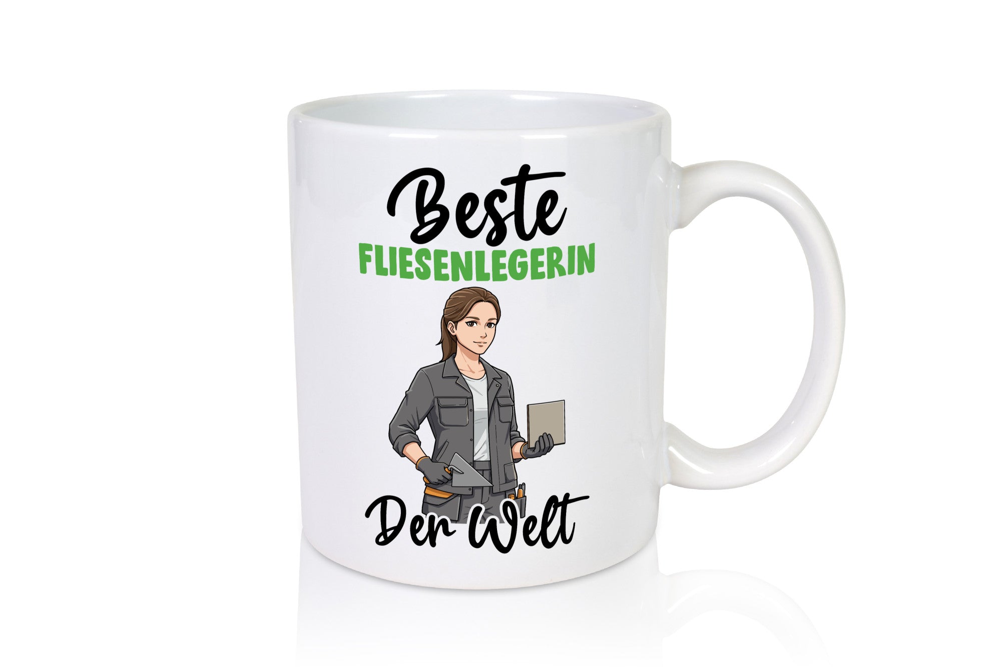 Beste Fliesenlegerin | Fliesenlegen Bau v2 lustig Humor Geschenkidee Geschenk