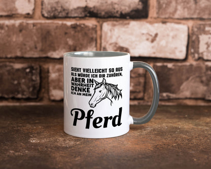 Pferde Spruch | Reiterin Tasse Pferdesport Reiten Humor Geschenkidee