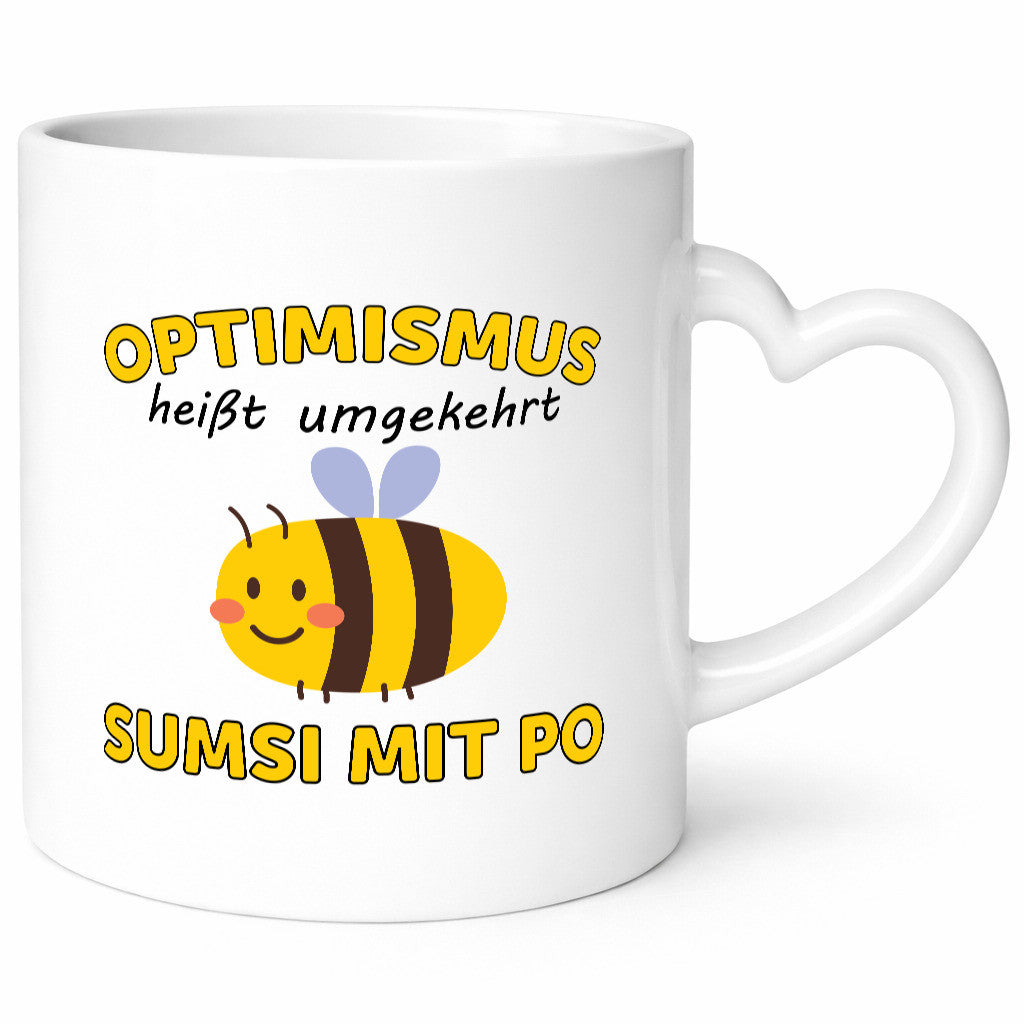 Optimismus umgekehrt Sumsi mit Po | Biene Zuversicht Geschenk Humor