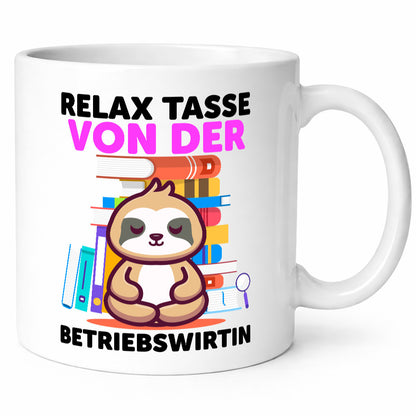 Relax Tasse: Betriebswirtin | Betriebswirtschaft lustiger Spruch Geschenk Humor