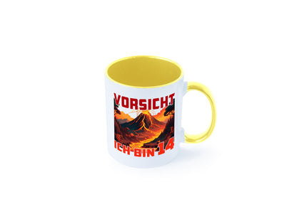14. Geburtstag | 14 Jahre Vulkanausbruch Vulkan Geschenkidee Humor Tasse