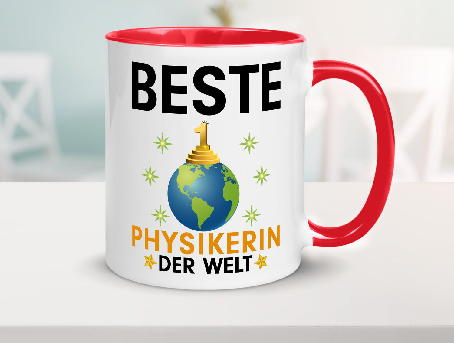 Welt Beste Physikerin | Physik lustiger Spruch Geschenk Humor Geschenkidee Tasse