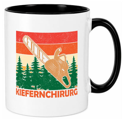Kiefernchirurg | Kettensäge Waldarbeiter Holz Geschenk Arbeit Kollegen Büro Tasse