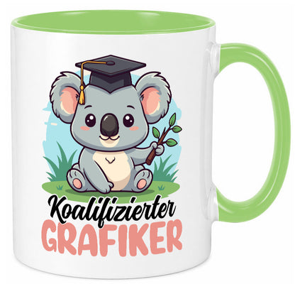 Koalifizierter Grafiker | Grafik Design lustiger Spruch Geschenk Humor