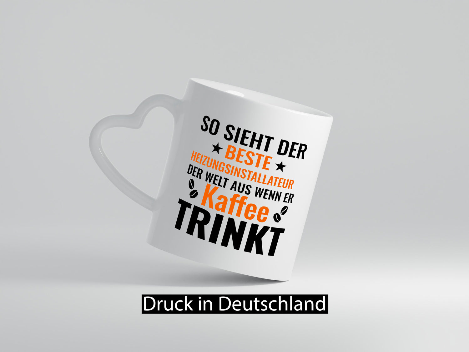 Kaffee trinkt: Heizungsinstallateur | Heizungsbauer lustiger Spruch Geschenk