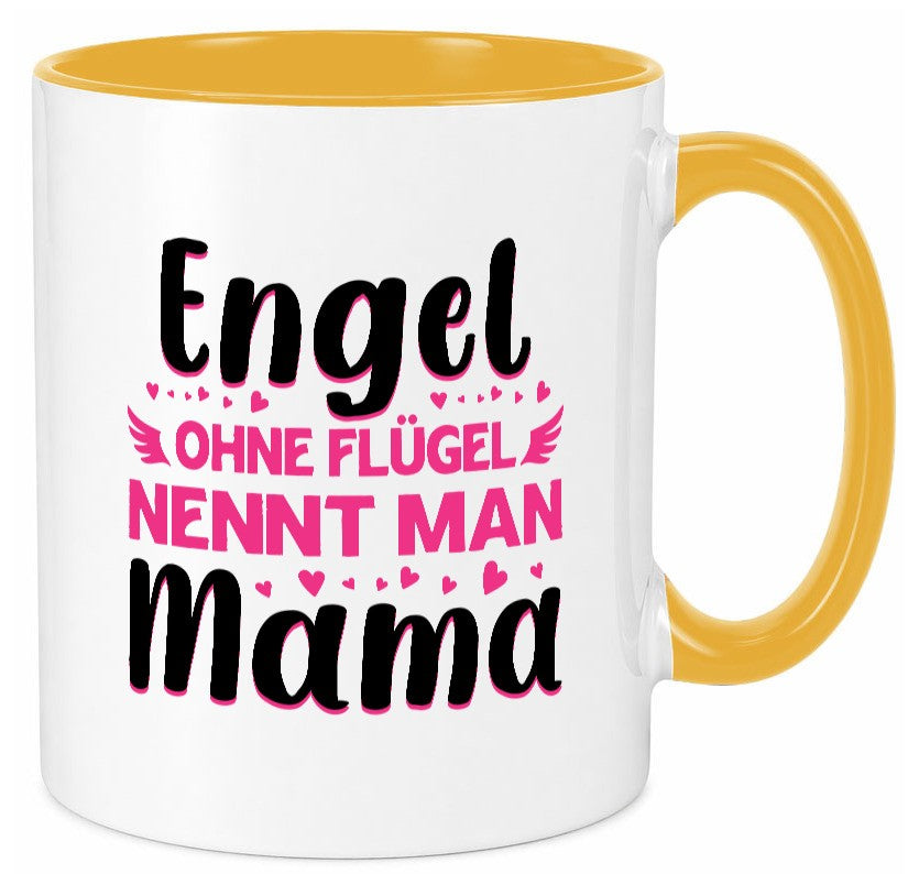 Engel ohne flügel nennt man Mama | Muttertag Geschenkidee Familie Humor Tasse