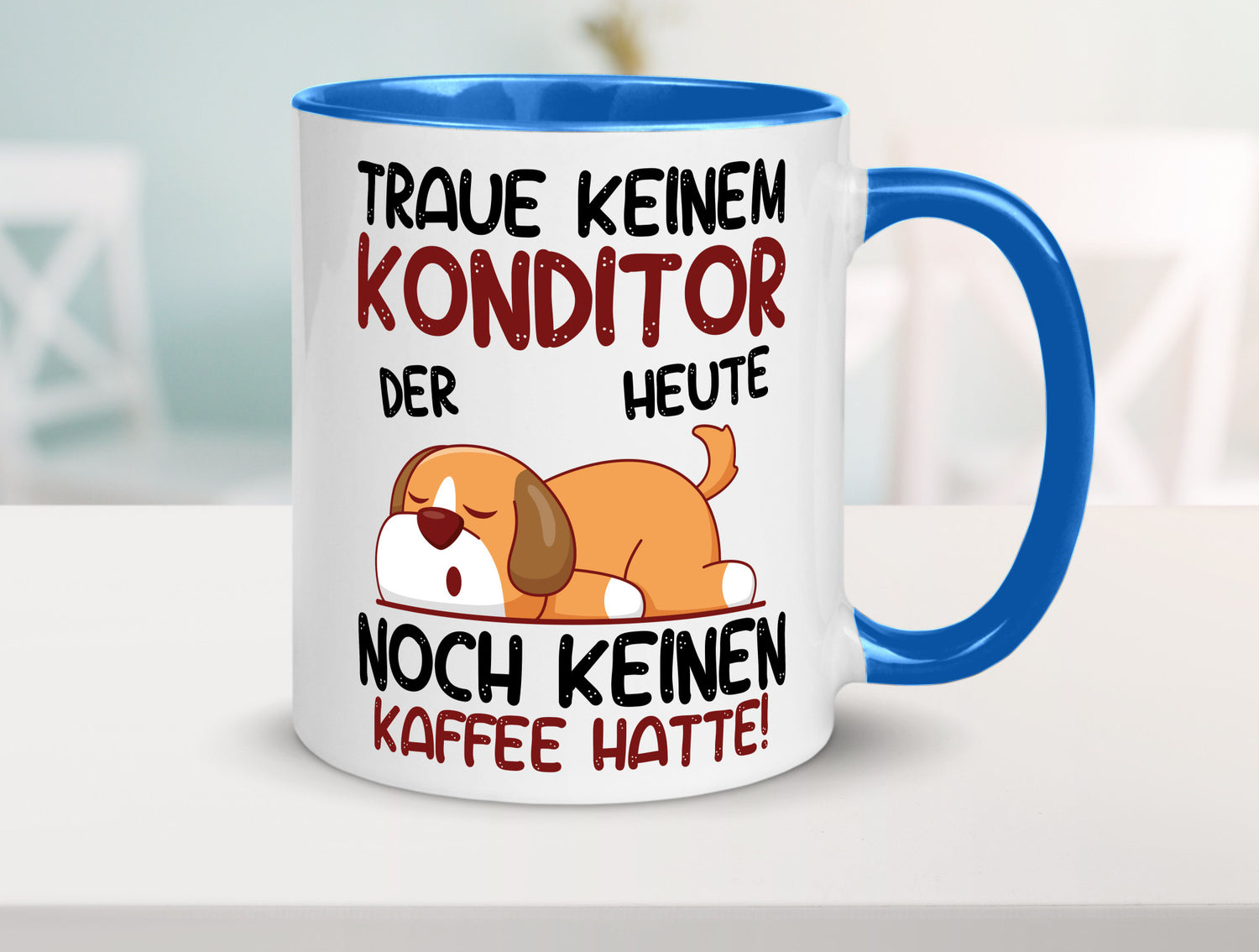Traue keinem Konditor | Konditorei Humor Geschenkidee Tasse