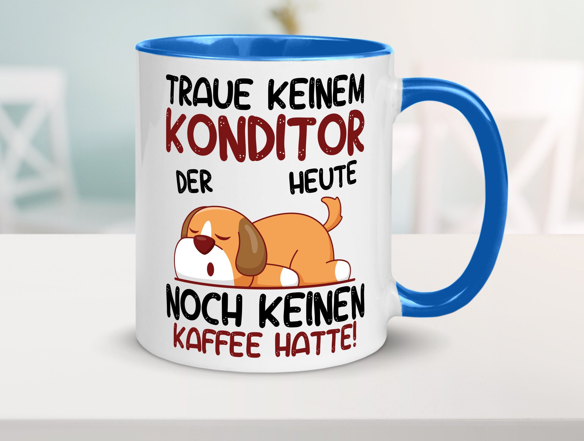 Traue keinem Konditor | Konditorei Humor Geschenkidee Tasse